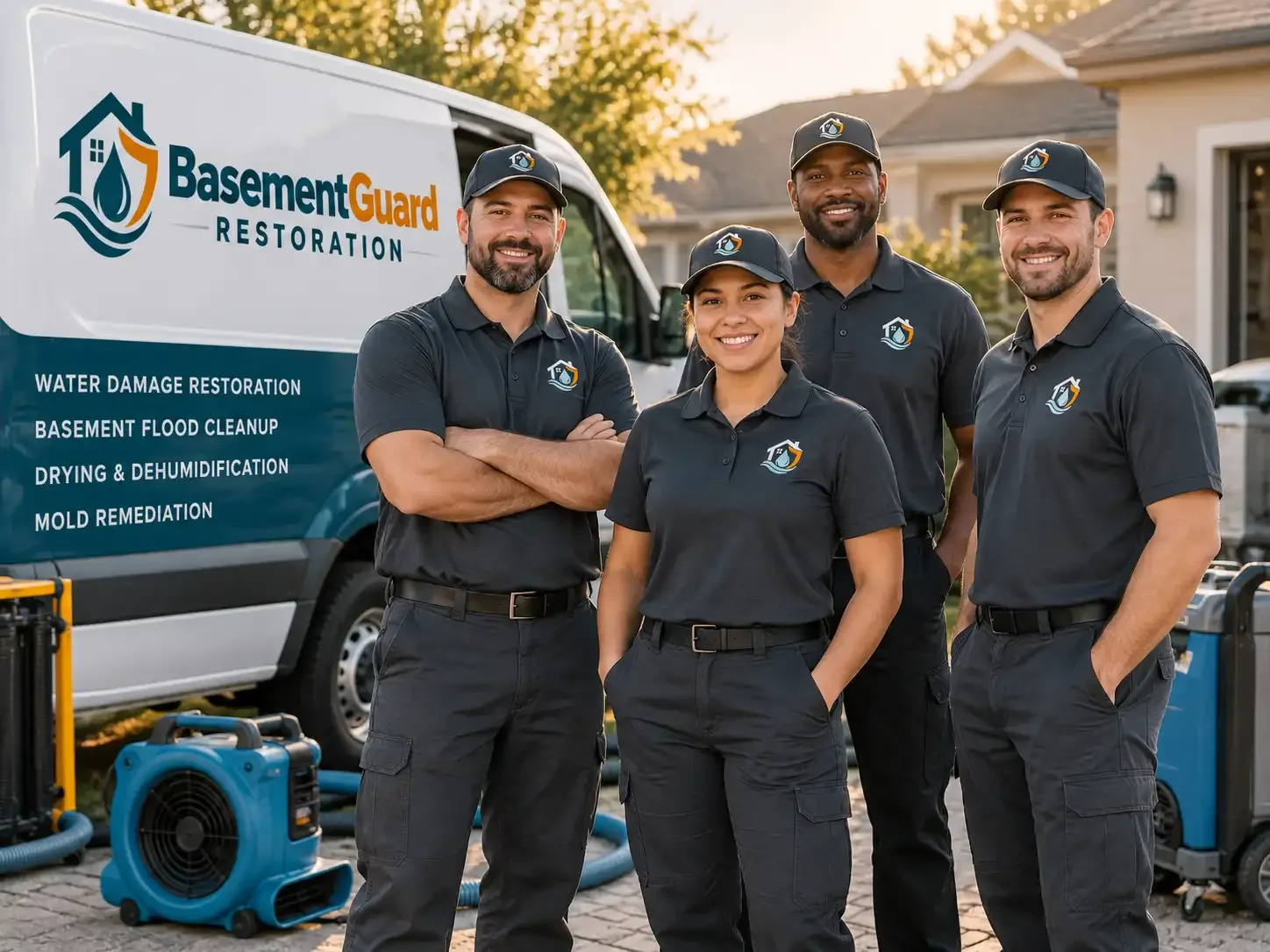Basement Water Damage Restoration company in Vanderbilt, TX